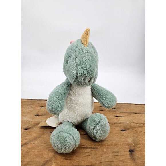 New Albetta Dino T-Rex Recycled Fur Toy Plush Dinosaur Stuffed Animal 9.5 in - Picture 2 of 7
